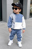 Kids Stylish Colorblock "New York" Sweatshirt & trouser