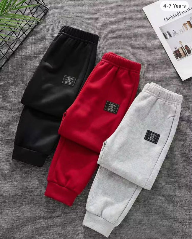 Kids Winter Fleece Pants for Boys -kids clozet Hover Image