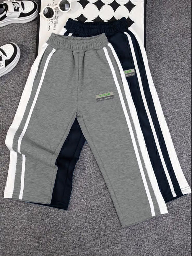 Boys Side Stripe Trousers-kids clozet - Kids Clozet Hover Image