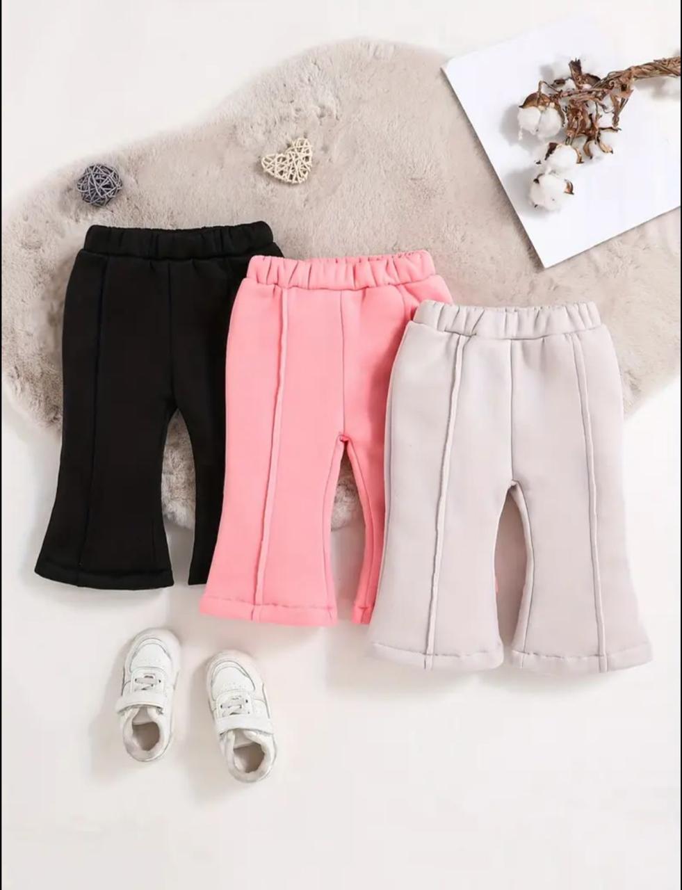 Pack of 3 Kids Fleece Flapper Pants-kids clozet
