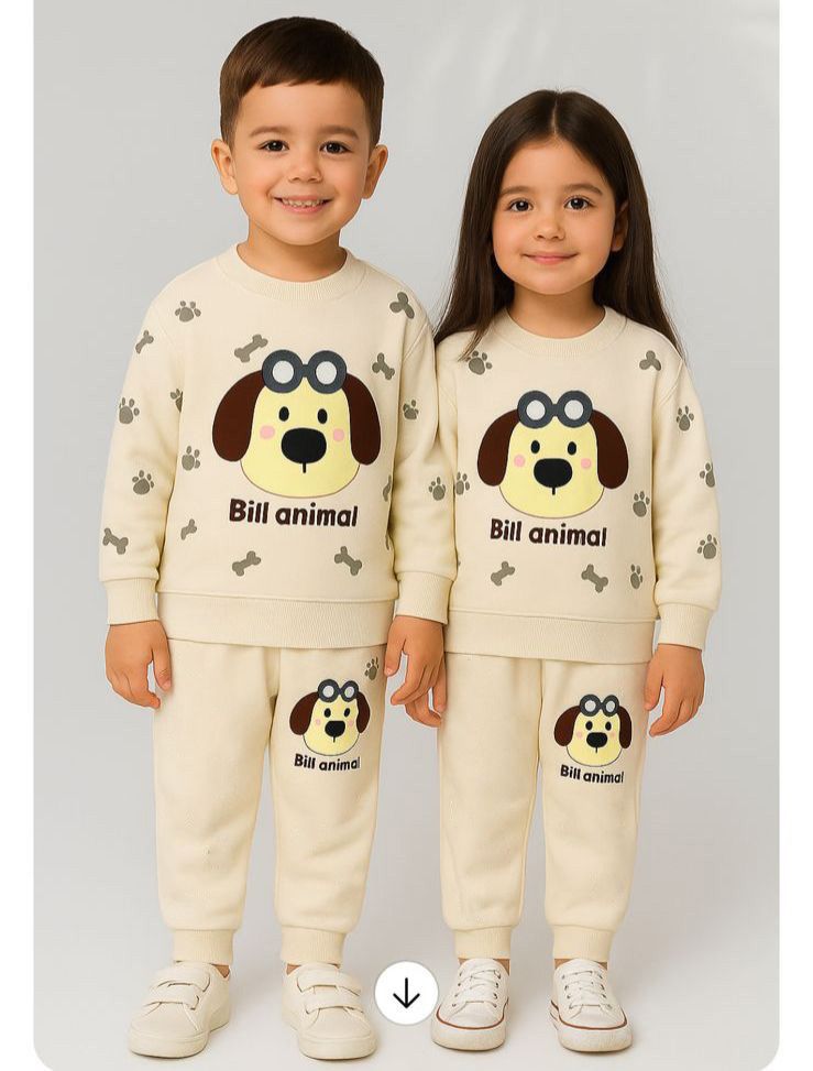 Adorable Two-Piece "Bill Animal" Kids' Sweatshirt & trouser