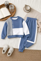 Kids Stylish Colorblock "New York" Sweatshirt & trouser