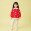 Red Panda Collar sweatshirt with trouser