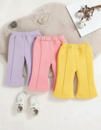 Pack of 3 Kids Fleece Flapper Pants-kids clozet